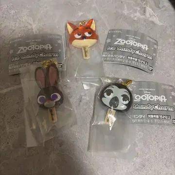 주토피아 아이스캔디 참 가챠 주디 닉 플래시