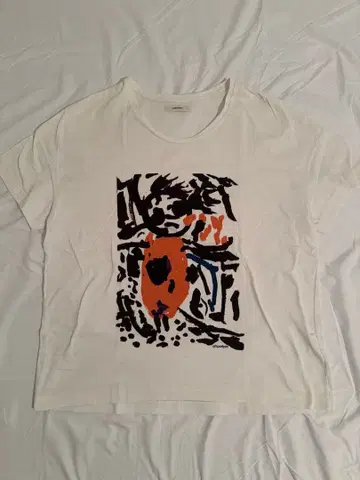 WhoWhat T셔츠 반팔 프린트T셔츠