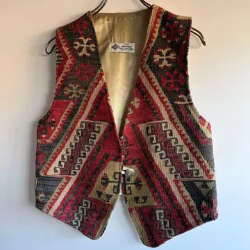 빈티지 터키 킬림 직조 베스트 THE NOMADIC COLLECTION