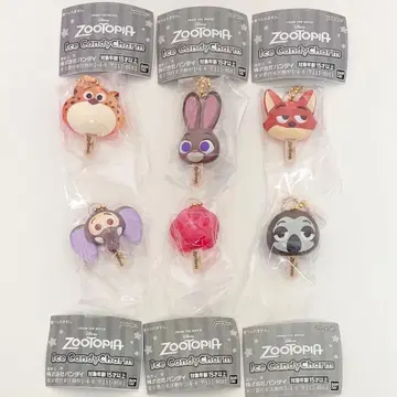 주토피아 아이스캔디 참 컴플리트 6종 세트