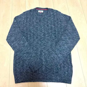 타미힐피거 데님 그레이 L 니트