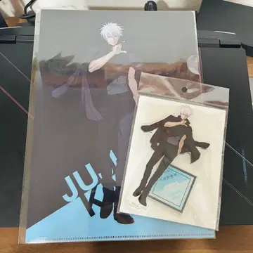 애니메이션전 주술회전 고죠 아크릴 스탠드 클리어 파일