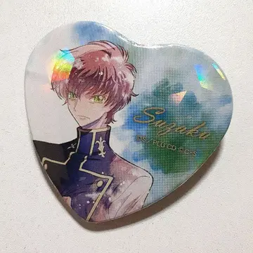 코드기어스 스자쿠 하트 캔뱃지 프리즘