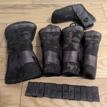 BRIEFING 골프헤드커버 카모플라주 블랙 새상품급