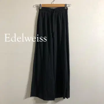 Edelweiss 와이드 팬츠 빈티지 심플 내추럴 레트로