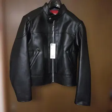 GU x 뷰티풀피플 블랙 싱글 라이더 자켓 L