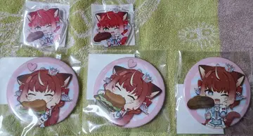 미개봉 붉은 살 갈비 5개 세트 캔뱃지 아크릴 배지