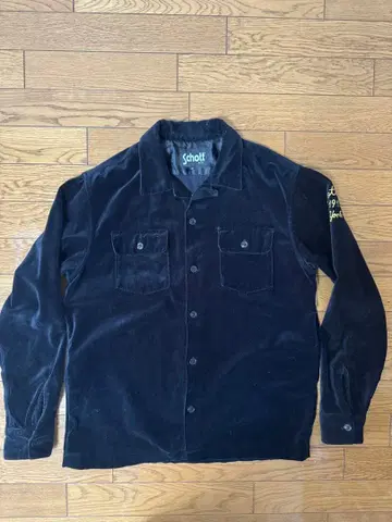 Schott 수베니어 셔츠 벨벳 M 사이즈