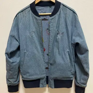ROSE BUD COUPLES 자수 데님 자켓 M