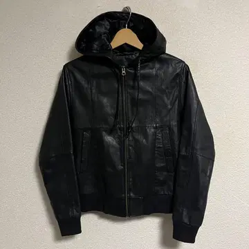 MONO-MART 모노마트 램 가죽 천연 가죽 후드티