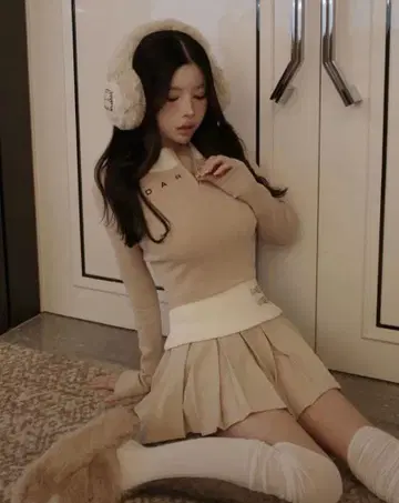 다리치 DARICH 니트 셋업 베이지