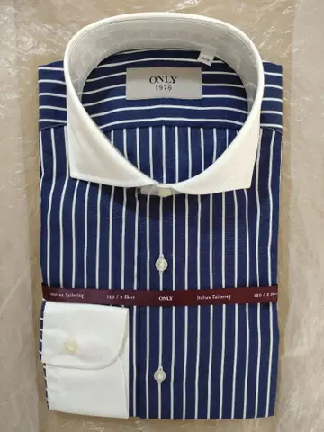 [ 새상품 미사용품 ] ONLY 드레스 셔츠 스트라이프 클레릭 41/R