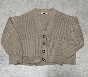 ALEXIA STAM 베이지 리브 가디건