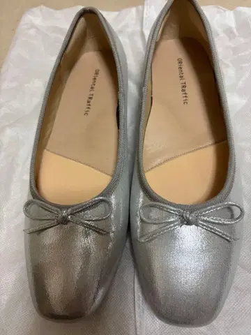 Oriental Traffic 발레 슈즈 실버 40 미사용 새상품