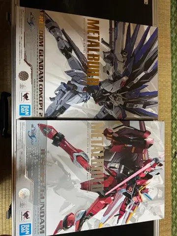METAL BUILD 프리덤 건담 & 저스티스 건담 세트