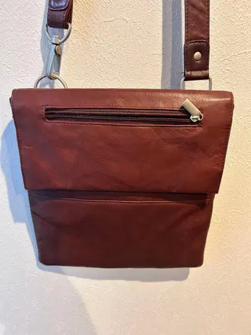 브라운 가죽 숄더백 [ Genuine Leather ]