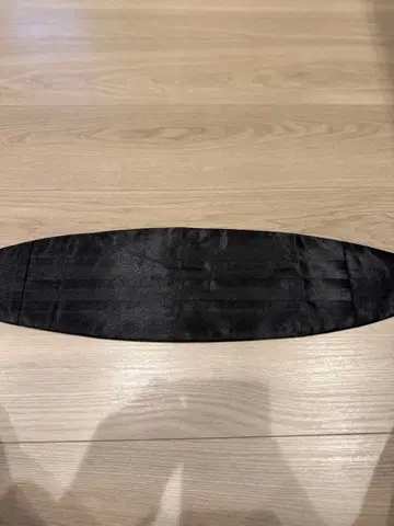 블랙 새틴 카머밴드