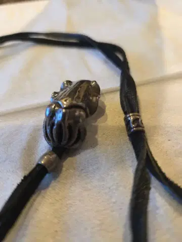 레어템! 몽고우이카 (문갑오징어) 실버 탑 약 40cm 목걸이