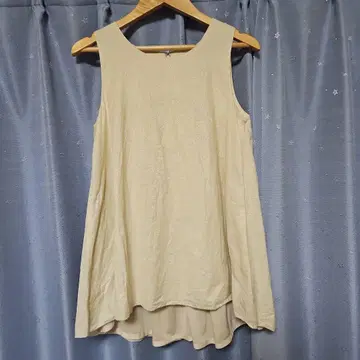 GREED International 라메 플레어 슬리브리스 S