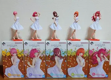 5등분의 신부 제일복권 순회 궤적 피규어 세트