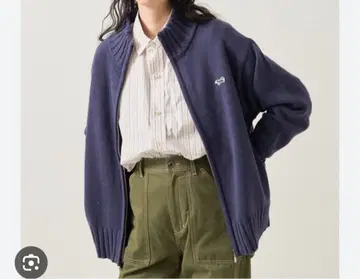 TOWN CRAFT x FREAK'S STORE 집업 니트 그린