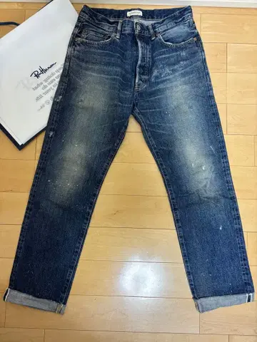 론 헤르만 컷오프 페인트 리페어 데님 30