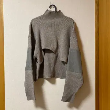 HeRIN.CYE 그레이 터틀넥 스웨터 FREE 사이즈
