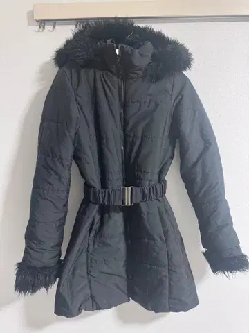 GRL 벨트 포함 퍼 다운 코트 [kd13]