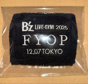 B'z FYOP 회장 한정판 가챠 12/7 도쿄돔 리스트 밴드
