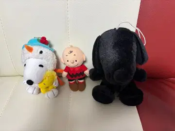 스누피와 찰리 브라운 마스코트 세트