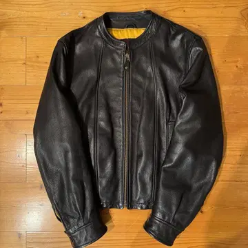 emporio armani 90s leather jacket