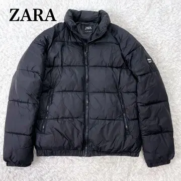 새상품급 ZARA DNWR 다운 자켓 충전솜 퍼프 자켓 블랙 M 남성용