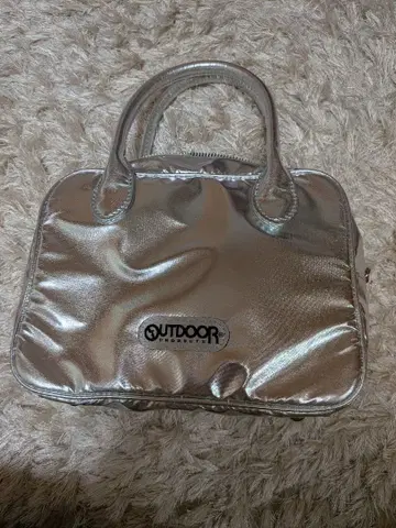 아웃도어 실버 미니 백