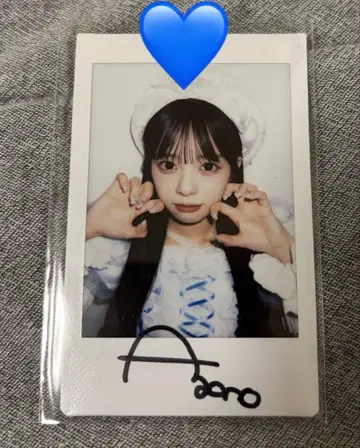 마스다 아야노 친필 사인 폴라로이드