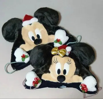 [ 컨디션 최상 ] 디즈니 리조트 미니&미키 크리스마스 팬캡