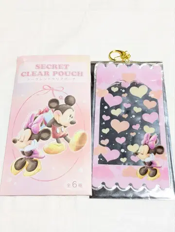 디즈니 시크릿 클리어 파우치 미니