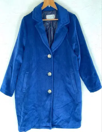 [ n'Or ] 체스터 코트 레트로 블루