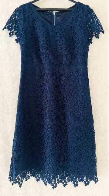 [ PROPORTION ] 네이비 레이스 원피스