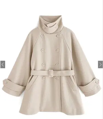 새상품급 미들 기장 코트 아이보리 화이트 그레일 GRL fo1762