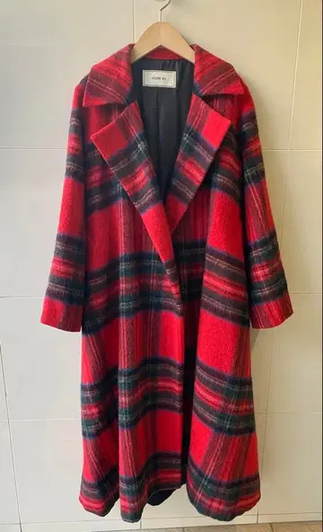 Rouge vif (루즈비프) 롱 코트 체크