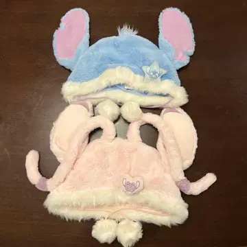 스티치 엔젤 팬캡 세트 상하이 디즈니