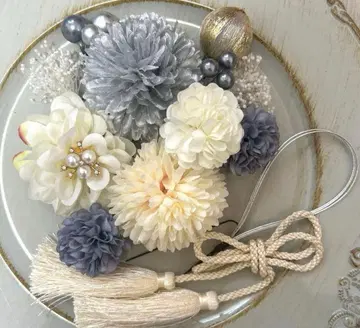 성인식 졸업식 시치고산 사전 촬영 머리 장식