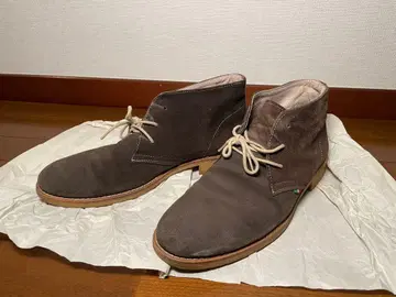 브라운 스웨이드 처카 부츠 이탈리아제