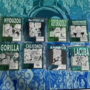 원피스 베이스 샵 제일복권 아크릴 블록 참 8개 세트