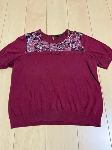 DAKS 와인 레드 반팔 상의 [ R712135 ]