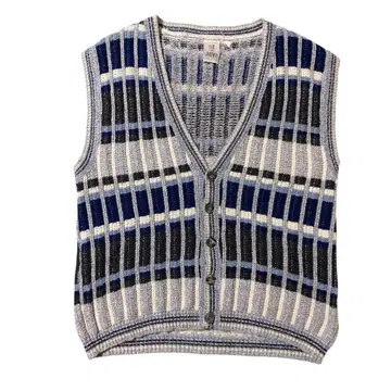 이탈리아제 구제 의류 SIR JOHNNY 니트 베스트 가디건 X184