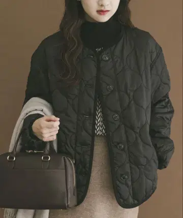 URBAN RESEARCH 표주박 퀼트 충전솜 블루종