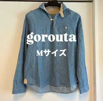 고로타 일본제 데님 풀오버 셔츠 M 사이즈