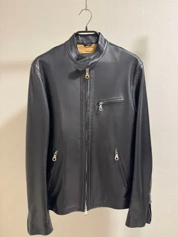 CINQUANTA / 스탠드 카라 싱글 라이더 자켓