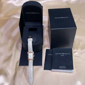 EMPORIO ARMANI 여성용 손목시계 배터리 방전 박스 포함